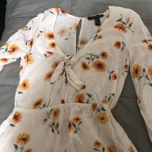 Sunflower forever 21 romper